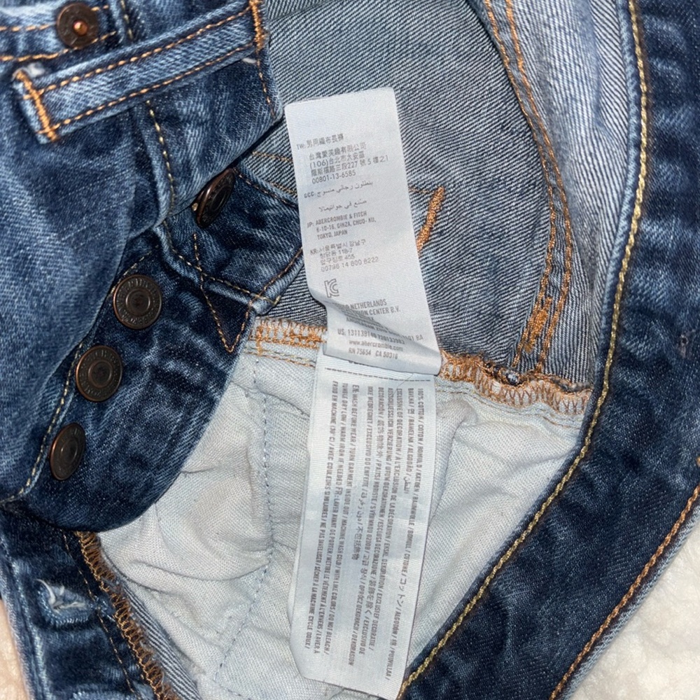 Abercrombie & Fitch Men’s Button Fly Jeans, Size 29x32 - Picture 14 of 16